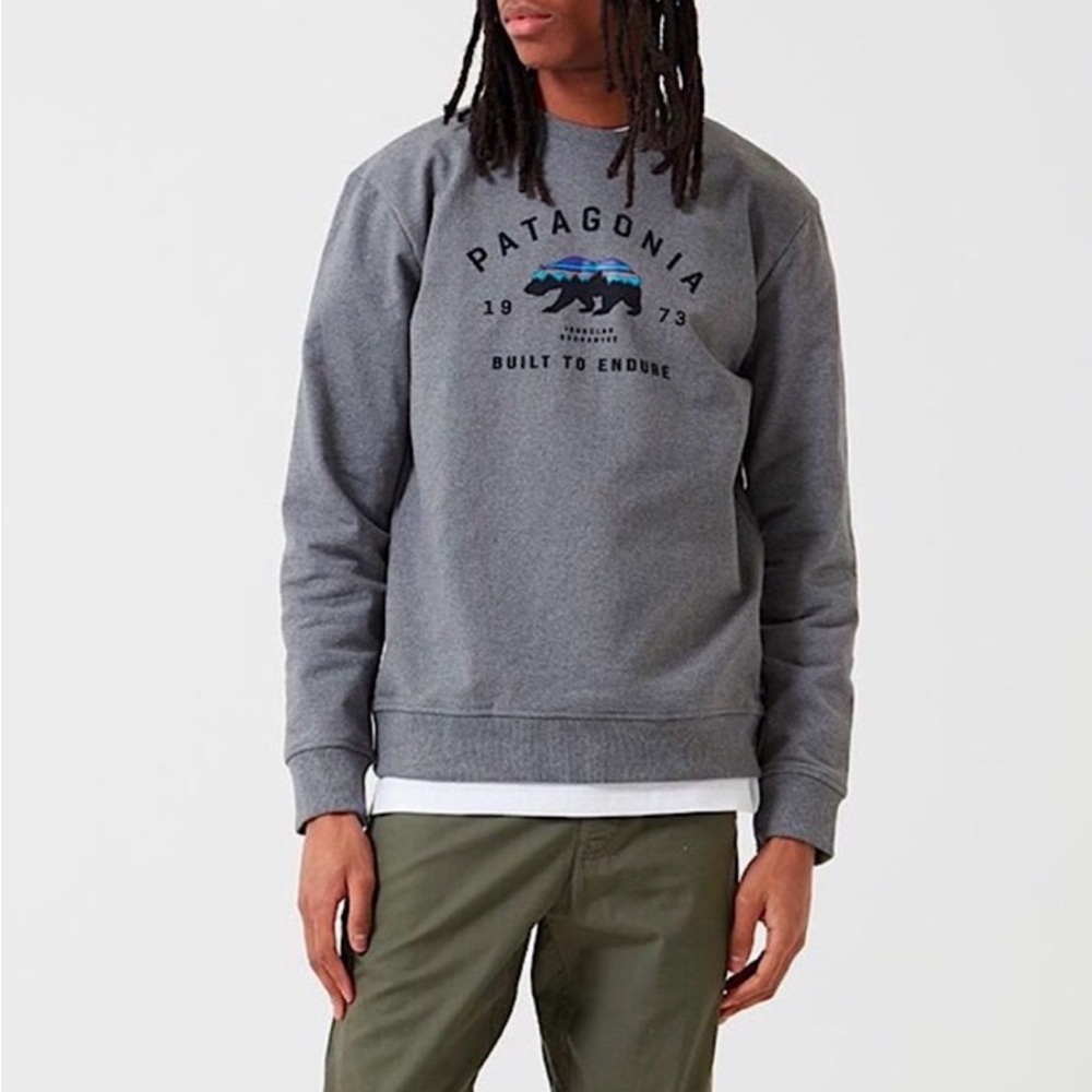 Patagonia Men’s Large Uprisal Crew Neck LOGO Sweatshirt